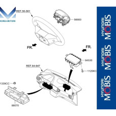 AIRBAG MODULES PASSENGER HYUNDAI IONIQ 2019-21